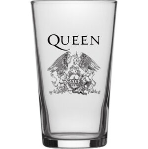Queen Crest Beer Glass Hudobný pohár
