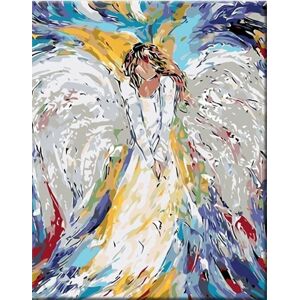Zuty Maľovanie podľa čísiel Anjelská žena