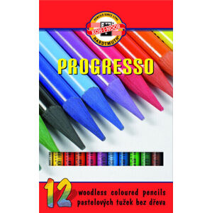 KOH-I-NOOR Progresso Woodless Coloured Pencils Mix 12