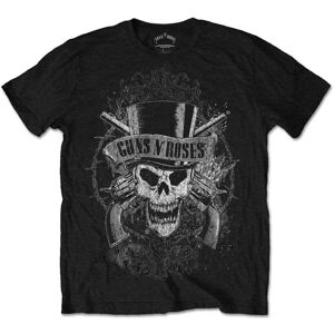 Guns N' Roses Tričko Faded Skull Black L