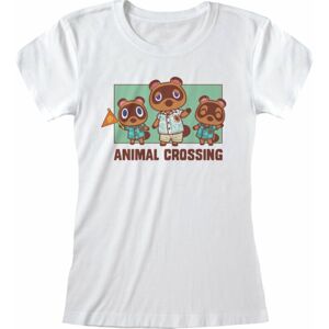 Nintendo Animal Crossing Tričko Nook Family Biela S