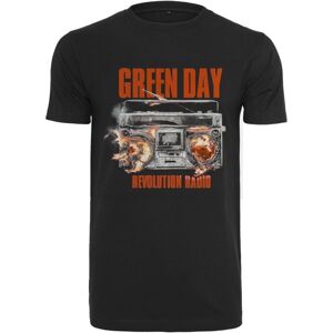 Green Day Tričko Radio Čierna 2XL