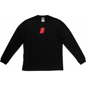 Tama Tričko T-Shirt Long Sleeved Black with Red "T" Logo Black S
