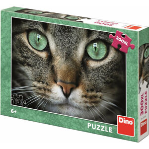 Dino Puzzle Zelenooká mačka 300 dielov