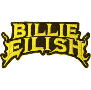 Billie Eilish Flame Nášivka Žltá