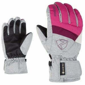 Ziener Leif GTX Pop Pink/Light Melange 4,5 Lyžiarske rukavice