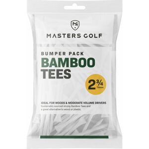 Masters Golf Bamboo Tees 2 3/4 Bumpa Bag White Bag 110pcs