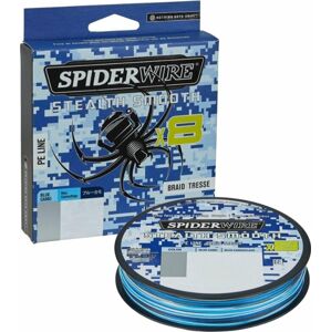 SpiderWire Stealth® Smooth8 x8 PE Braid Blue Camo 0,09 mm 7,5 kg-16 lbs 150 m