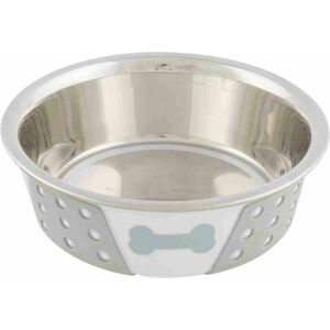 Trixie Stainless Steel Bowl with Silicone Miska pre psy 0,4 L