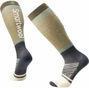 Smartwool Ski Zero Cushion Logo OTC Socks Winter Moss XL Lyžiarske ponožky