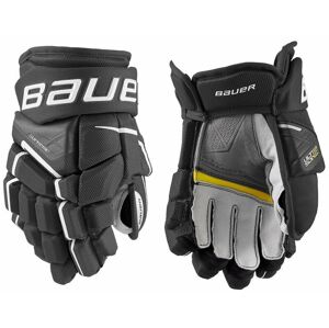 Bauer Hokejové rukavice S21 Supreme Ultrasonic JR 10 Čierna-Biela