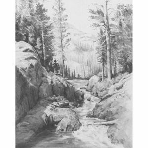 Royal & Langnickel Kreslenie podľa predlohy A4 Horský potok