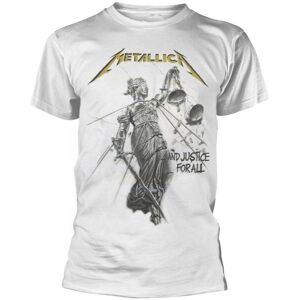 Metallica Tričko And Justice For All White L