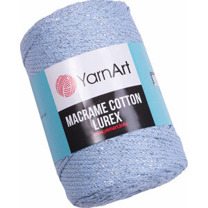 Yarn Art Macrame Cotton Lurex 2 mm 729 Baby Blue