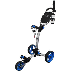 Axglo TriLite Šedá-Modrá Manuálny golfový vozík