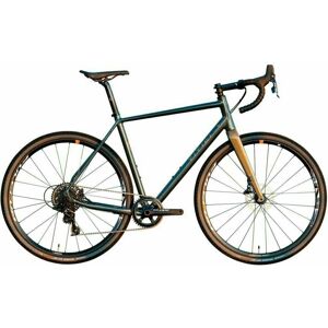 Titici Aluminium Gravel Black/Olive Green XL Gravel / Cyklokrosový bicykel