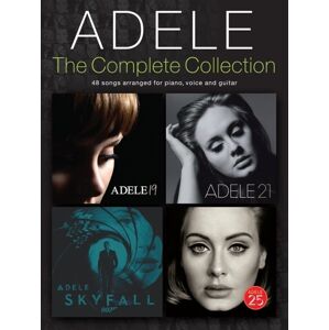 Adele The Complete Collection Piano, Vocal and Guitar Noty