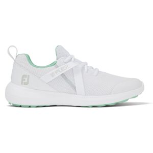 Footjoy Flex Womens Golf Shoes White/Green US 8