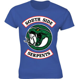 Riverdale Tričko Southside Serpents Modrá XL