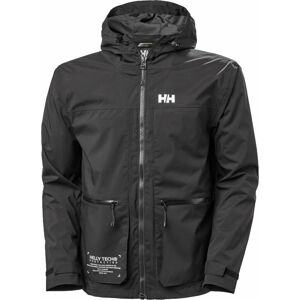 Helly Hansen Men's Move Hooded Rain Jacket Black L Outdoorová bunda