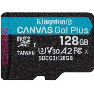 Kingston 128GB microSDHC Canvas Go! Plus U3 UHS-I V30