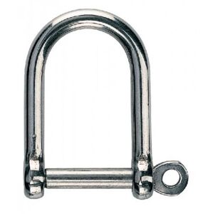 Osculati D - Shackle Stainless Steel Wide Jaw 12 mm