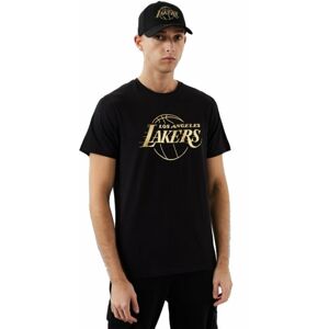 Los Angeles Lakers Tričko NBA Foil T-shirt Black/Gold 2XL