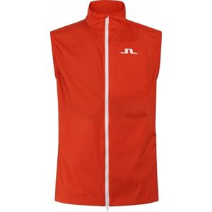 J.Lindeberg Ash Light Packable Golf Vest Tangerine Tango XXL