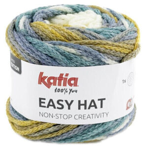 Katia Easy Hat 502 Ochre/Turquoise