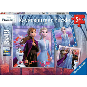 Ravensburger Puzzle Disney Ľadové kráľovstvo 3 x 49 dielov