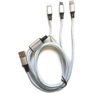 RGBlink 3 in 1 USB SL Strieborná USB Kábel
