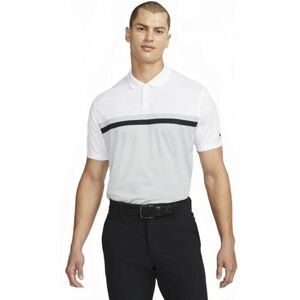 Nike Dri-Fit Victory OLC Color-Blocked Mens Polo Shirt White/Light Grey/Black XL