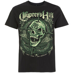 Cypress Hill Tričko Fangs Skull 2XL Čierna