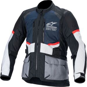 Alpinestars Andes Air Drystar Jacket Deep Blue/Black/Ice Gray XL Textilná bunda