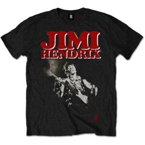 Jimi Hendrix Tričko Block Logo Čierna L