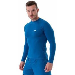 Nebbia Functional T-shirt with Long Sleeves Active Blue M Fitness tričko