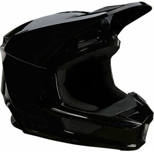 FOX V1 Plaic Helmet Black L Prilba