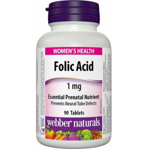 Webber Naturals Folic Acid Tablety