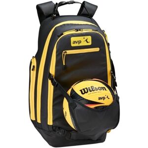 Wilson AVP Backpack Black/Yellow Ruksak Doplnky pre loptové hry