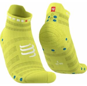 Compressport Pro Racing Socks v4.0 Ultralight Run Low Primerose/Fjord Blue T4 Bežecké ponožky