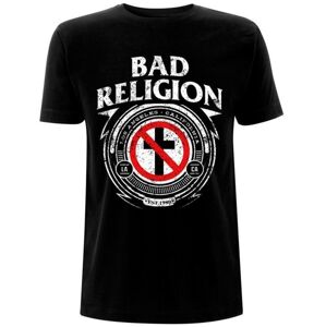 Bad Religion Tričko Badge Čierna XL