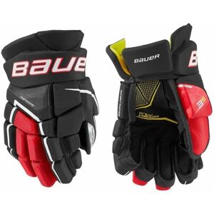 Bauer Hokejové rukavice S21 Supreme 3S JR 10 Čierna-Červená