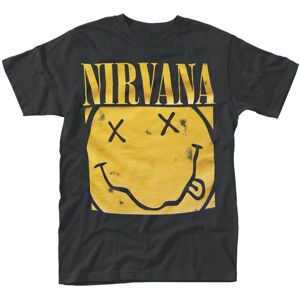 Nirvana Tričko Box Smiley Čierna XL