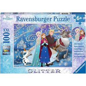 Ravensburger Puzzle Disney Ľadové kráľovstvo Trblietavý sneh 100 dielov