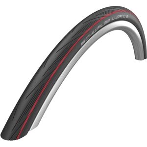 Schwalbe Tire Lugano II 25" (622 mm) 25.0 Black/Red Kevlarový Plášť na cestný bicykel