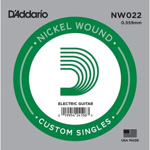D'Addario NW022 Samostatná struna pre gitaru