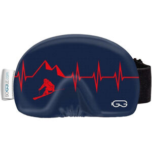 Soggle Goggle Cover Heartbeat Skier Red