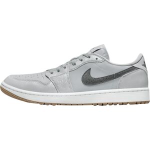 Nike Air Jordan 1 Low G Golf Shoes Wolf Grey/White/Gum Medium Brown/Iron Grey 42
