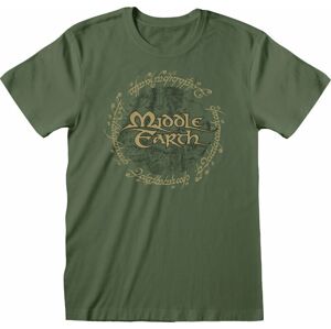Lord Of The Rings Tričko Middle Earth XL Green
