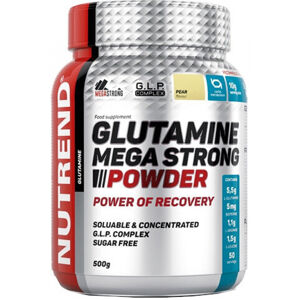 NUTREND Glutamine Mega Strong Powder Hruška 500 g